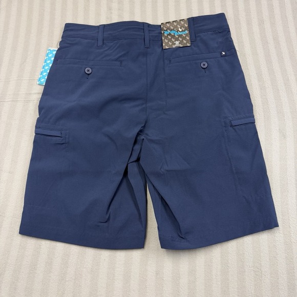 Birdie Bound Men's Size 30 Flex Waist Blue Golf Shorts - Picture 4 of 4